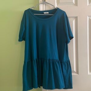 Plus Size Teal Entro Women’s Top
